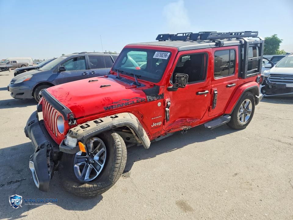 2019 JEEP WRANGLER UNLIMITED SAHARA – Lot 53768296 auction photo