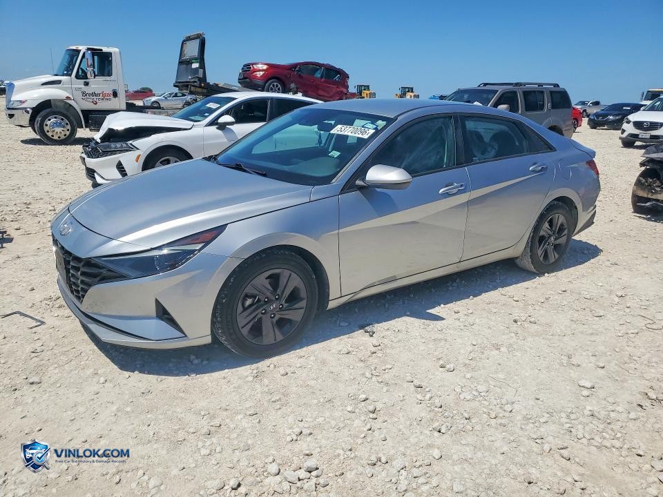 2021 HYUNDAI ELANTRA SEL – Lot 53770096 auction photo