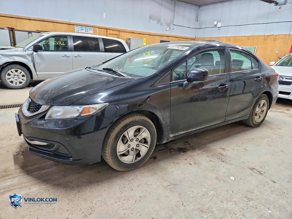 2013 HONDA CIVIC LX – Lot 53774286 auction photo
