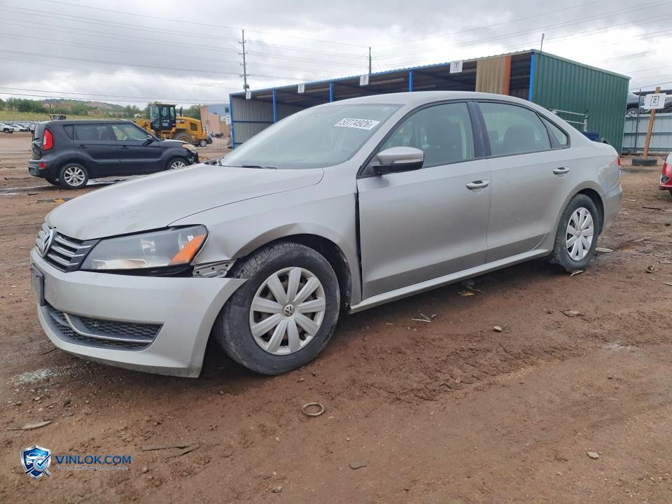 2013 VOLKSWAGEN PASSAT S – Lot 53774926 auction photo
