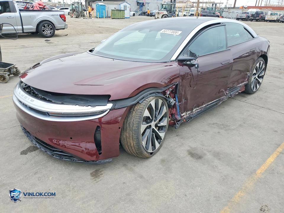 2022 LUCID MOTORS AIR GRAND TOURING – Lot 53777806 auction photo