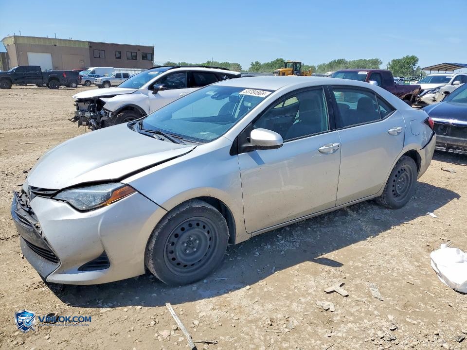 2019 TOYOTA COROLLA LE – Lot 53784566 auction photo