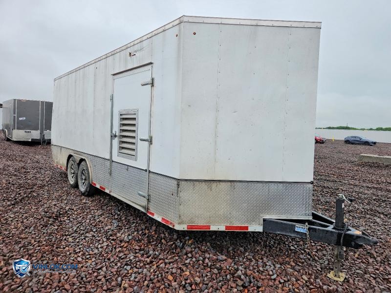 2022 MANLEY METALWORK SF8.5X20TA ENCLOSED CARGO TRAI – Lot 53786626 auction photo