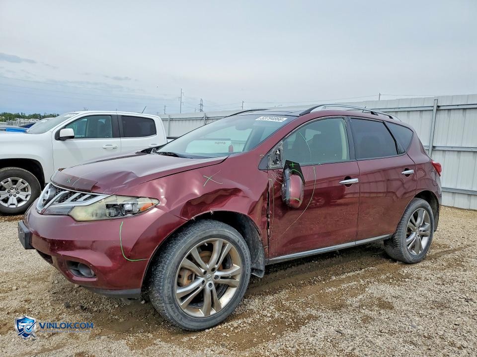 2011 NISSAN MURANO S – Lot 53794866 auction photo