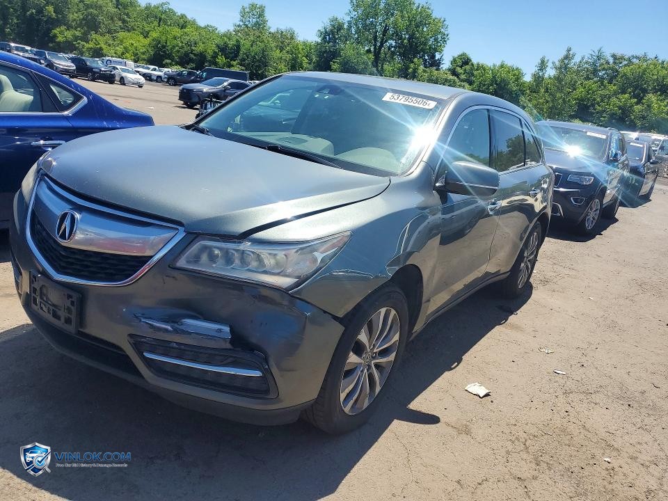 2015 ACURA MDX TECHNOLOGY – Lot 53795506 auction photo