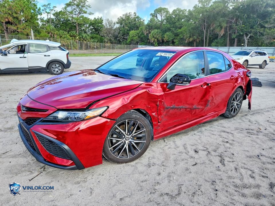2022 TOYOTA CAMRY SE – Lot 53796206 auction photo