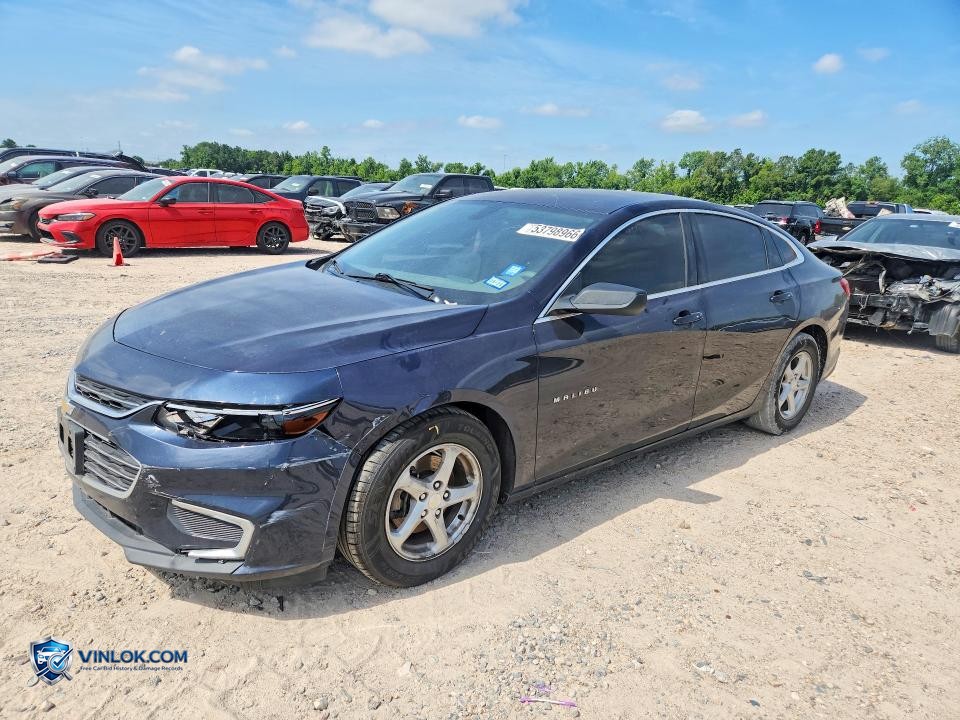 2017 CHEVROLET MALIBU LS – Lot 53798966 auction photo