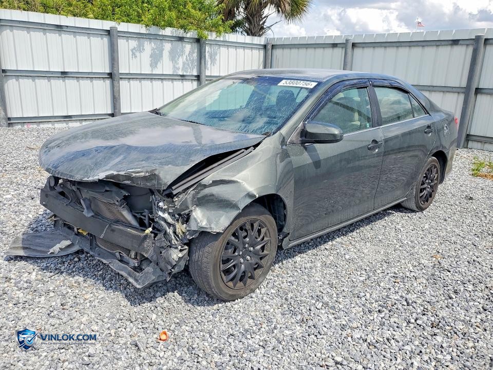 2013 TOYOTA CAMRY LE – Lot 53800756 auction photo