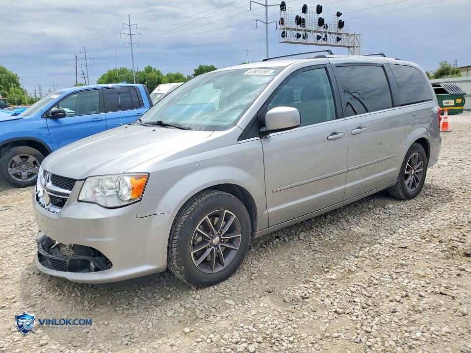 2017 DODGE GRAND CARAVAN SXT – Lot 53801396 auction photo