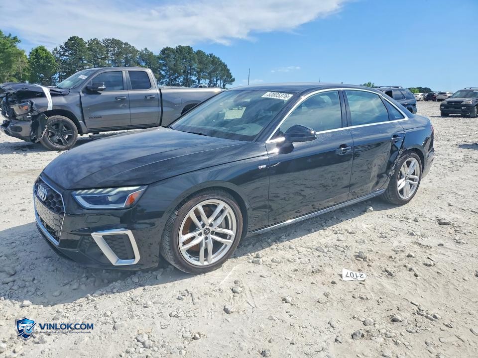 2022 AUDI A4 PRESTIGE 45 – Lot 53805376 auction photo