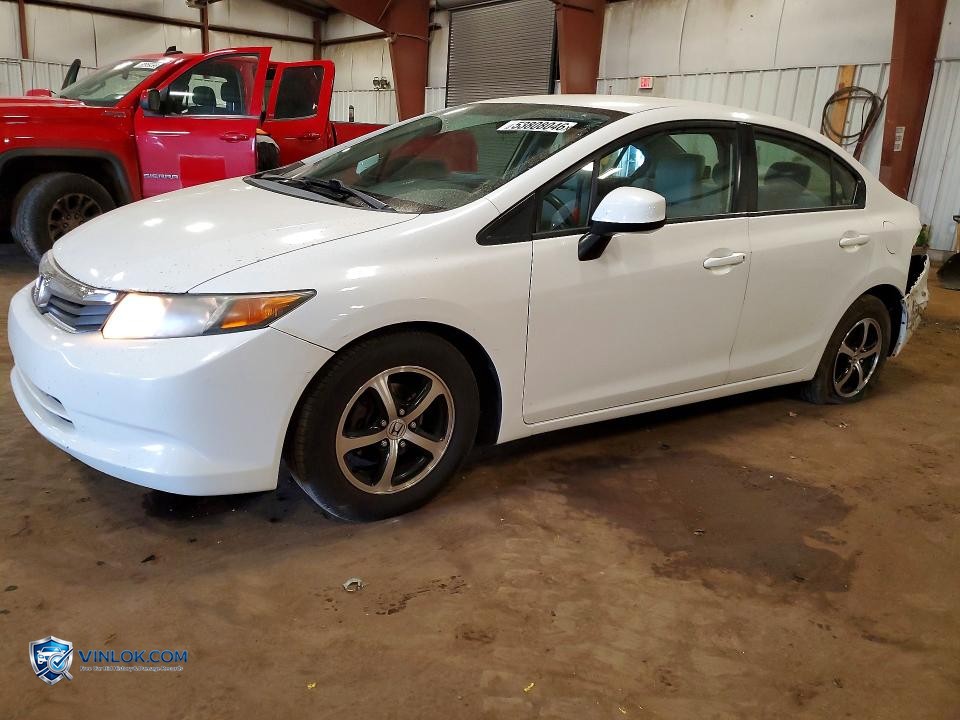 2012 HONDA CIVIC LX – Lot 53808046 auction photo