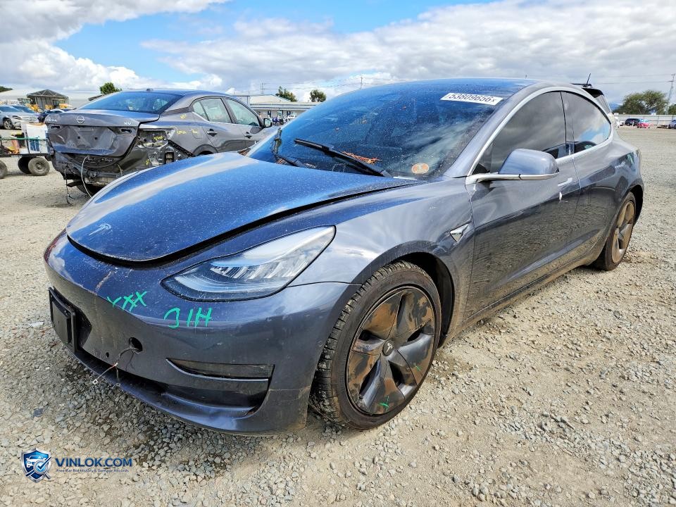 2020 TESLA MODEL 3 – Lot 53809656 auction photo