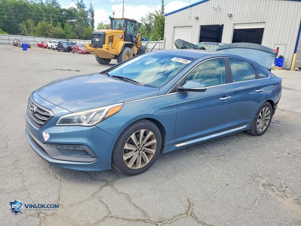 2015 HYUNDAI SONATA SPORT – Lot 53817386 auction photo