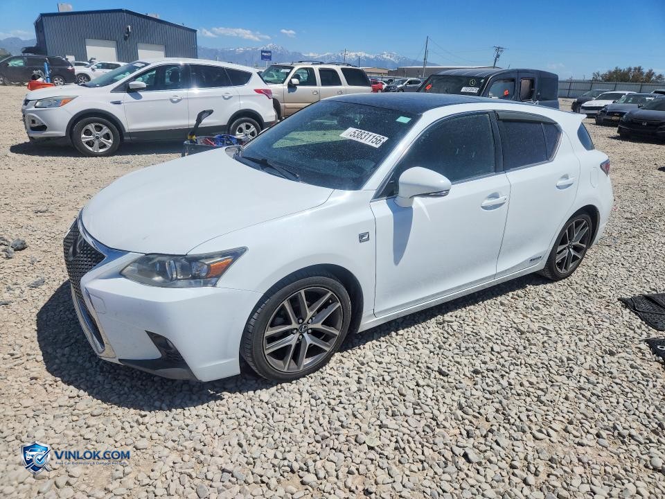 2016 LEXUS CT 200 – Lot 53831156 auction photo