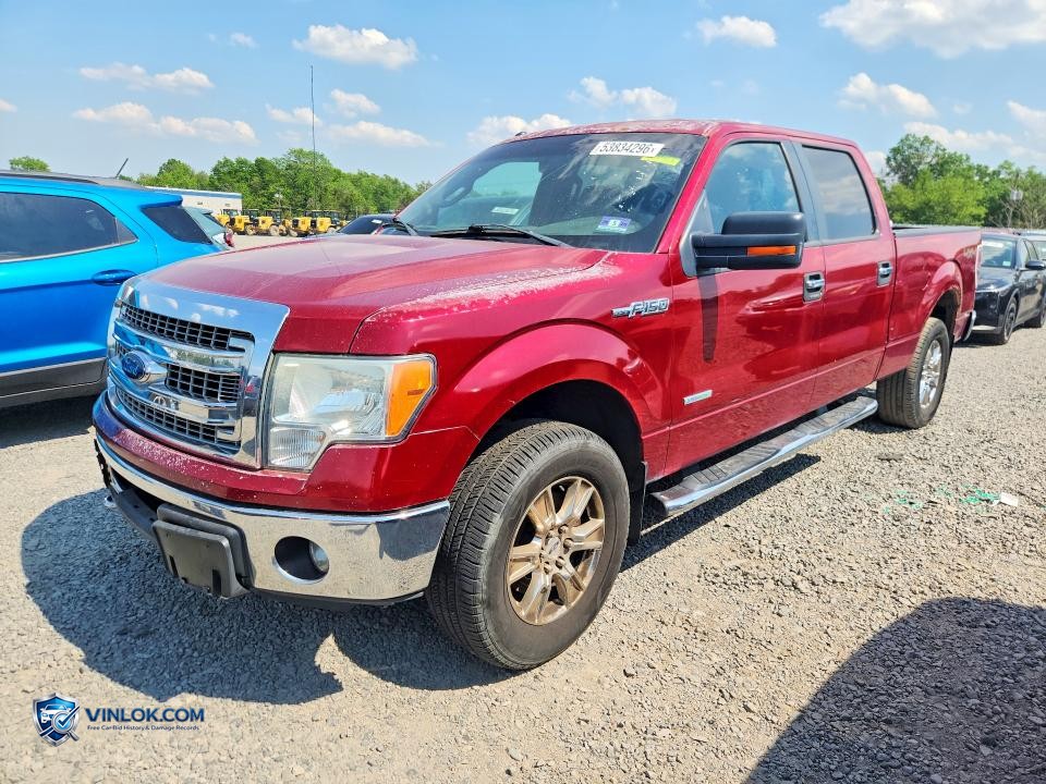 2013 FORD F150 SUPERCREW – Lot 53834296 auction photo