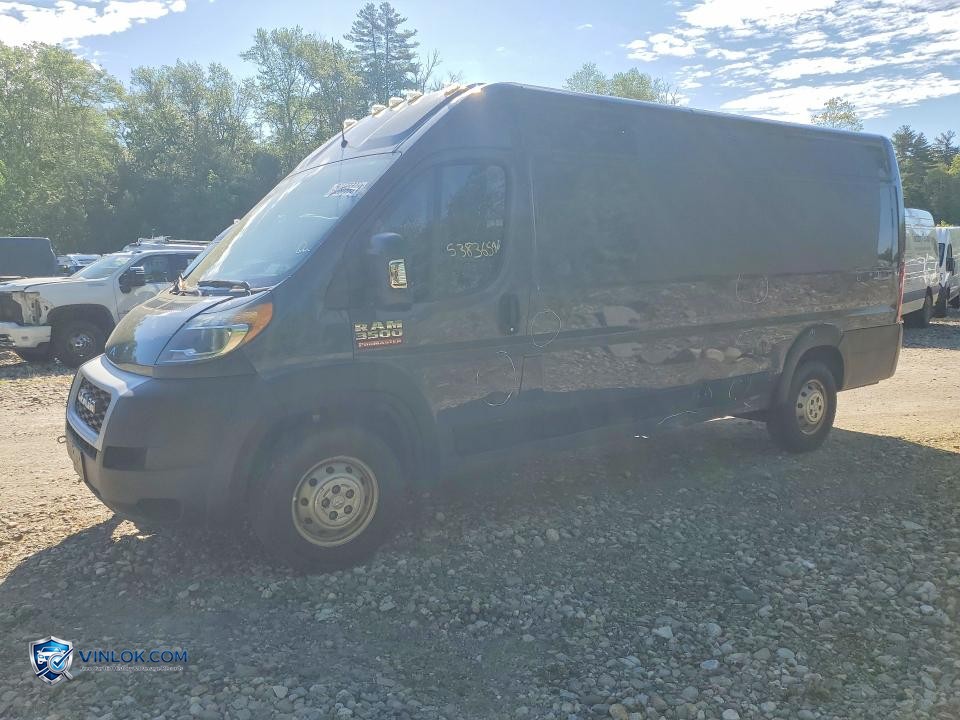 2020 RAM PROMASTER 3500 DELIVERY VAN – Lot 53836596 auction photo