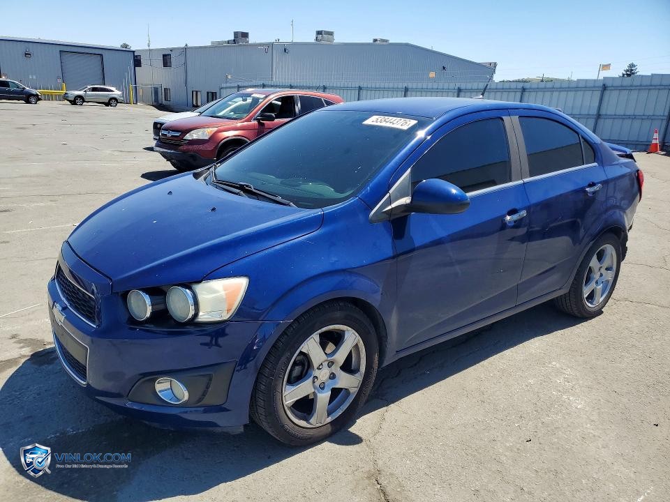 2014 CHEVROLET SONIC LTZ – Lot 53844376 auction photo
