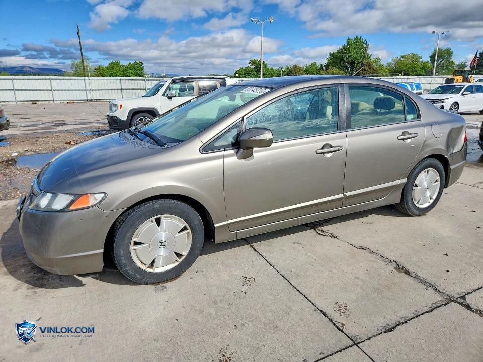 2007 HONDA CIVIC HYBRID – Lot 53845796 auction photo