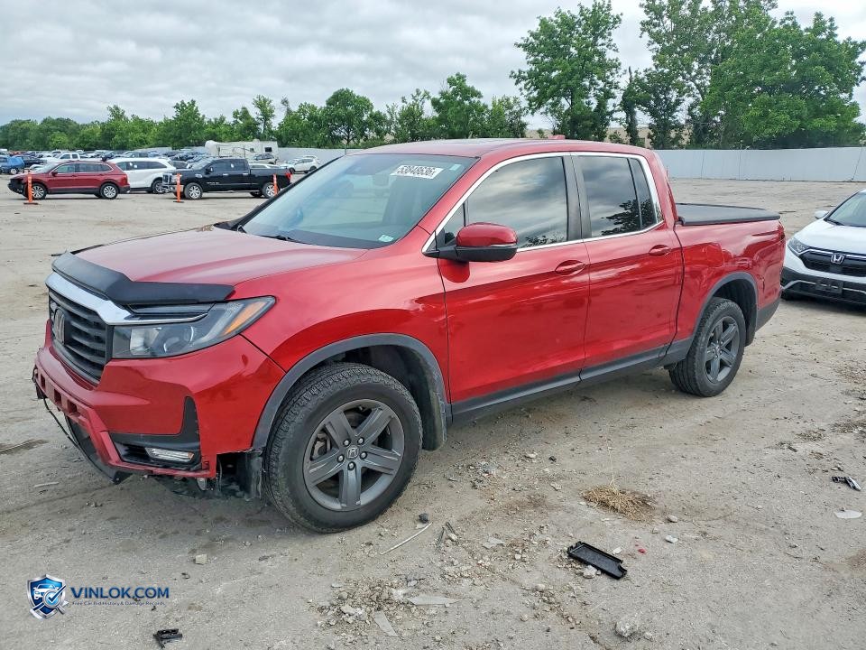 2022 HONDA RIDGELINE RTL – Lot 53848636 auction photo