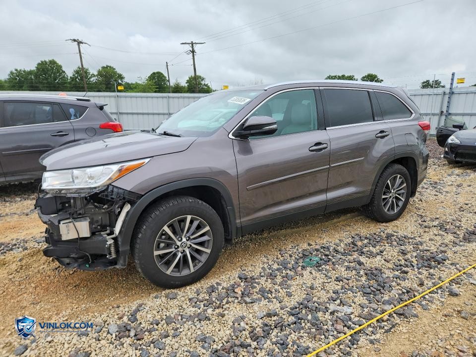 2019 TOYOTA HIGHLANDER XLE – Lot 53850636 auction photo