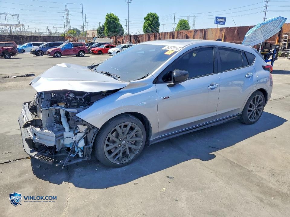 2024 SUBARU IMPREZA RS – Lot 53852216 auction photo