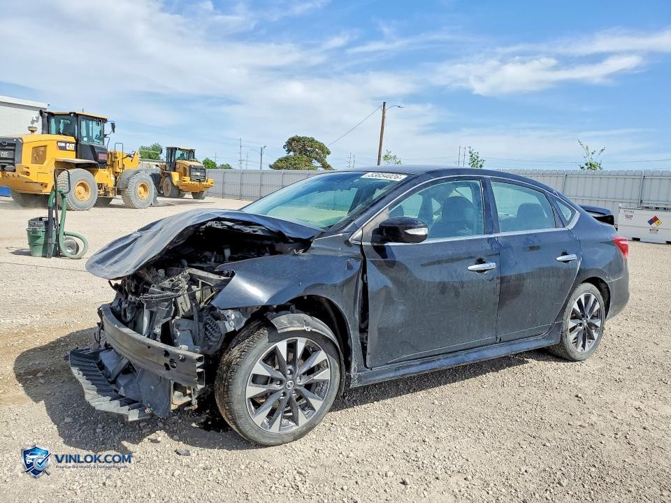 2017 NISSAN SENTRA SR – Lot 53854026 auction photo