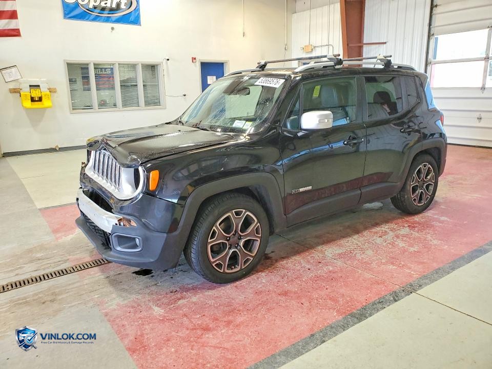 2016 JEEP RENEGADE LIMITED – Lot 53869576 auction photo