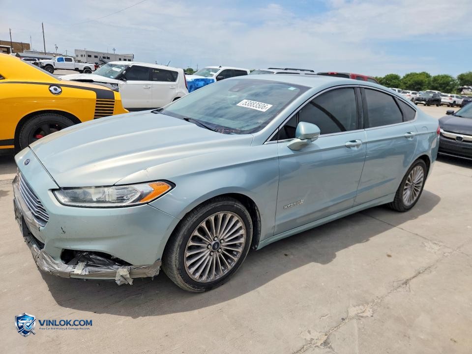 2013 FORD FUSION TITANIUM HEV – Lot 53883506 auction photo