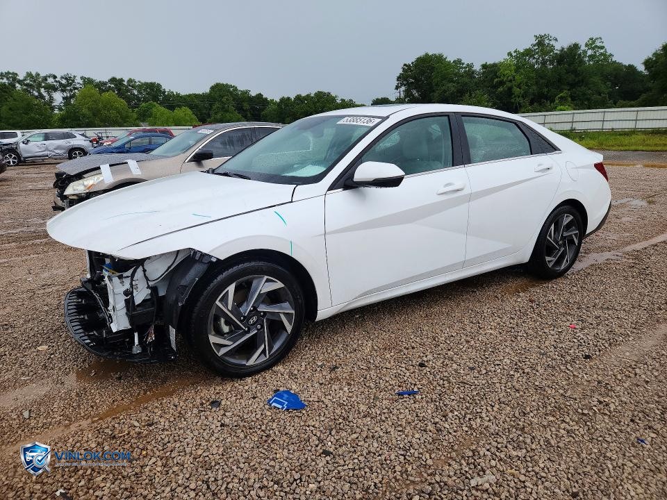 2025 HYUNDAI ELANTRA LIMITED – Lot 53885136 auction photo