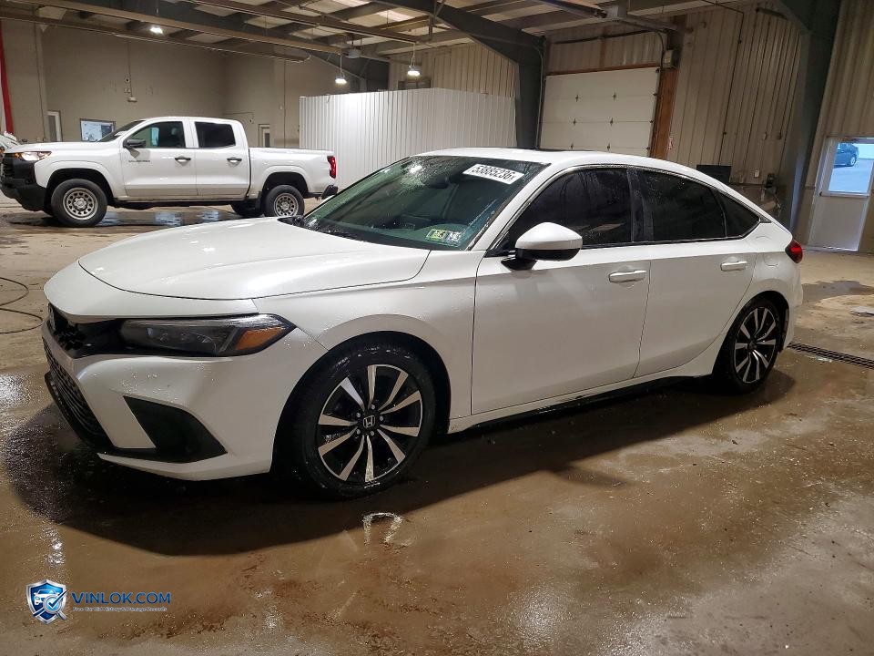 2022 HONDA CIVIC EXL – Lot 53885236 auction photo