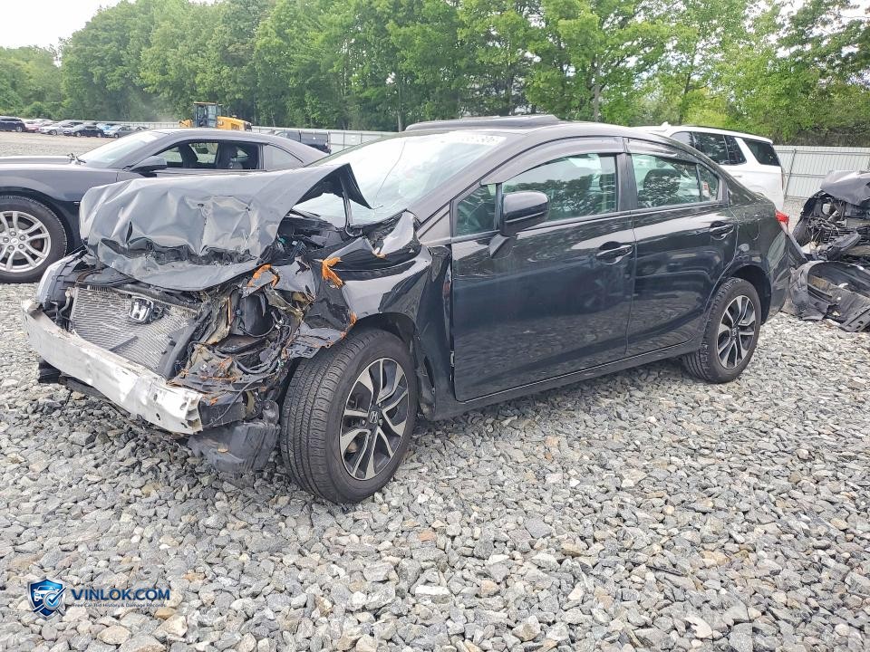 2014 HONDA CIVIC EX – Lot 53887306 auction photo