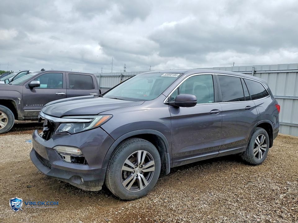 2018 HONDA PILOT EX – Lot 53890186 auction photo