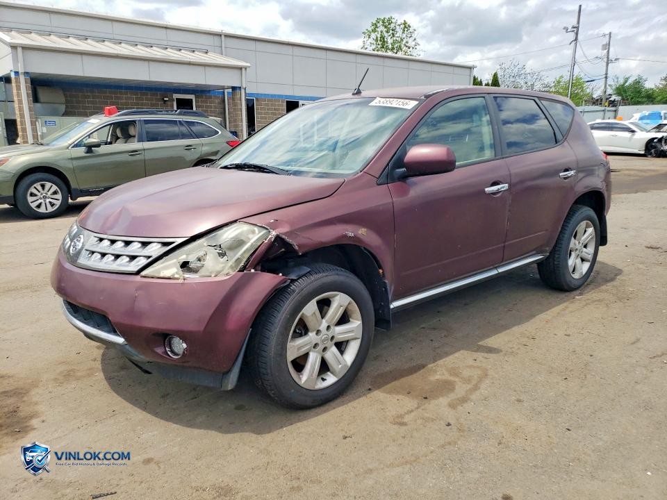 2007 NISSAN MURANO S – Lot 53892156 auction photo