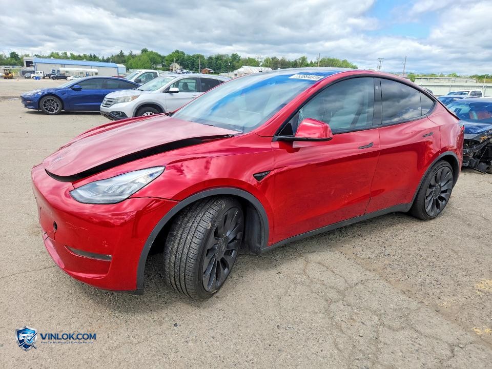 2021 TESLA MODEL Y – Lot 53894816 auction photo