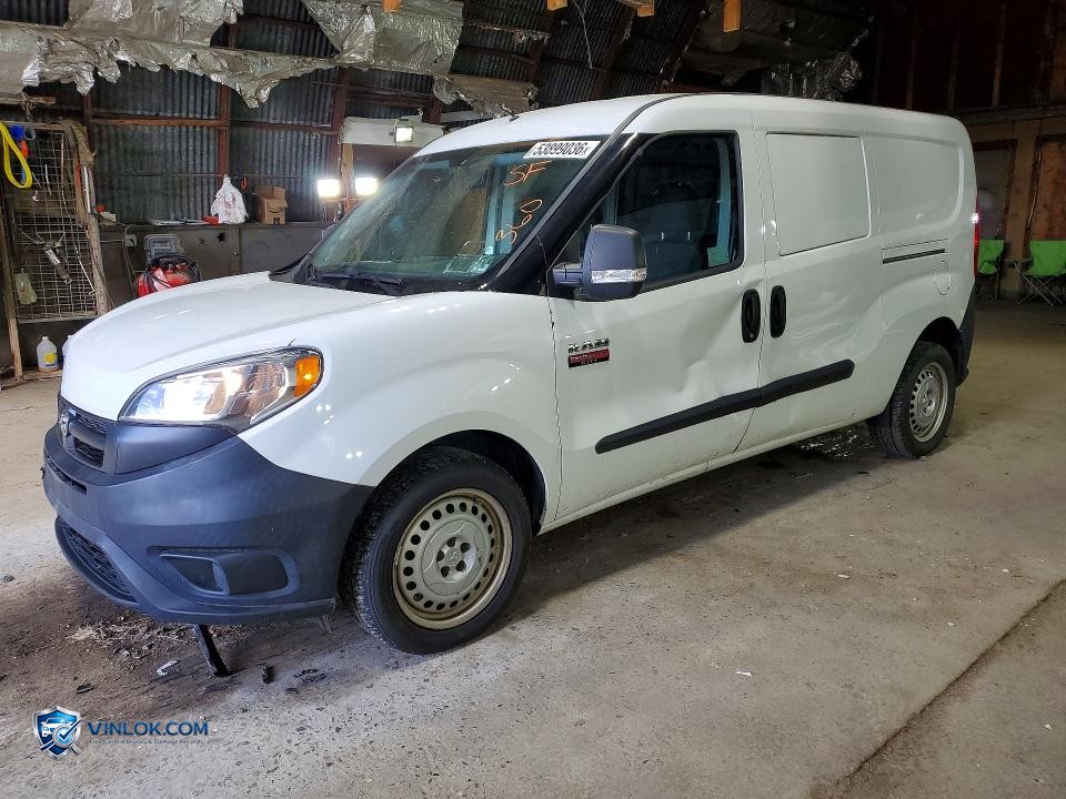 2018 RAM PROMASTER CITY ST DELIVERY VAN – Lot 53899036 auction photo