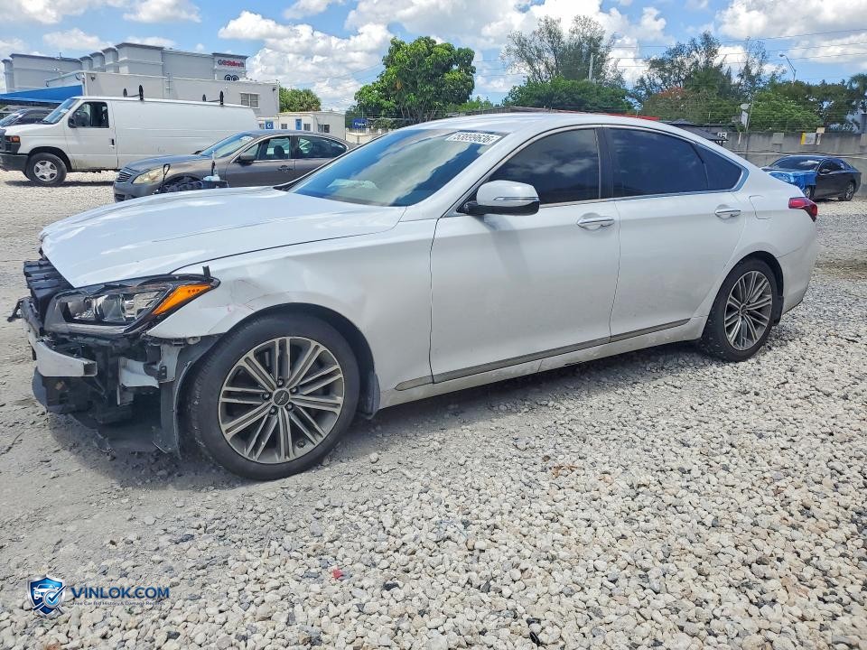 2019 GENESIS G80 3.8 – Lot 53899636 auction photo