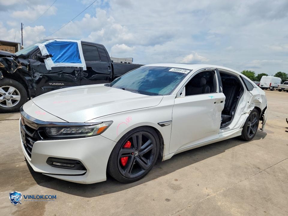 2019 HONDA ACCORD SPORT – Lot 53899726 auction photo