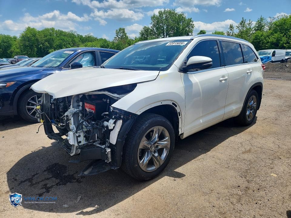 2019 TOYOTA HIGHLANDER LIMITED PLATINUM – Lot 53915656 auction photo