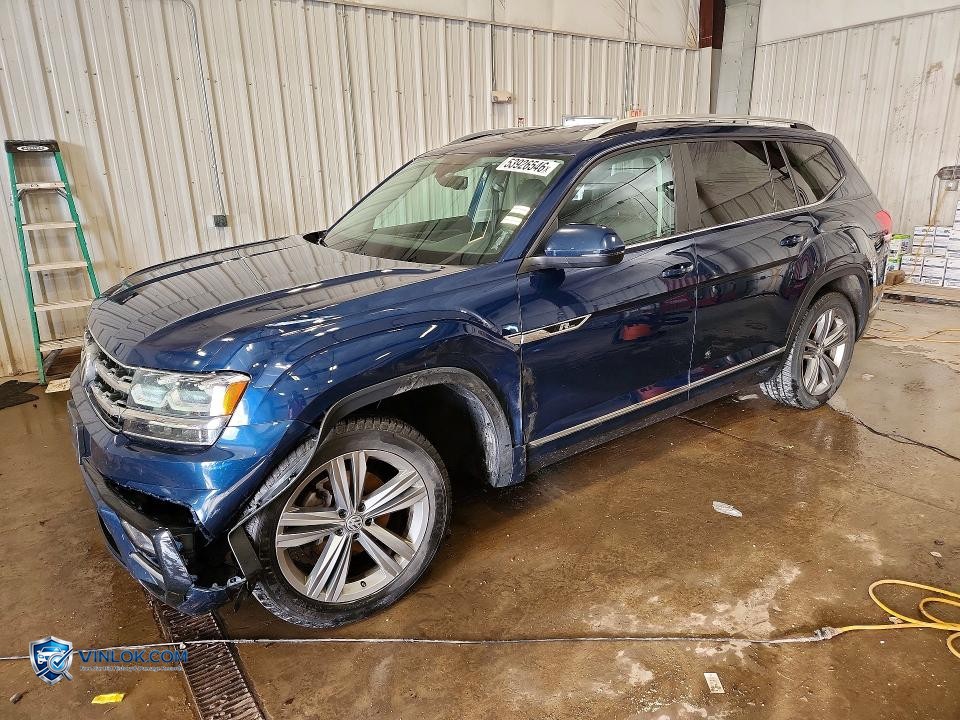 2018 VOLKSWAGEN ATLAS SE – Lot 53926546 auction photo