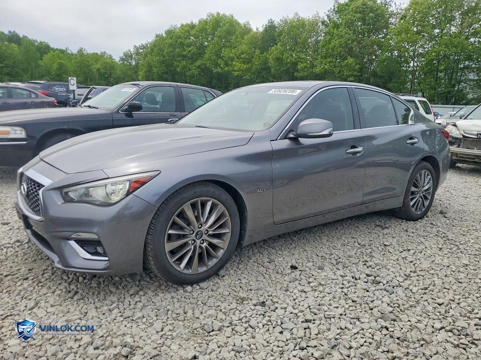 2018 INFINITI Q50 3.0T LUXE – Lot 53928206 auction photo
