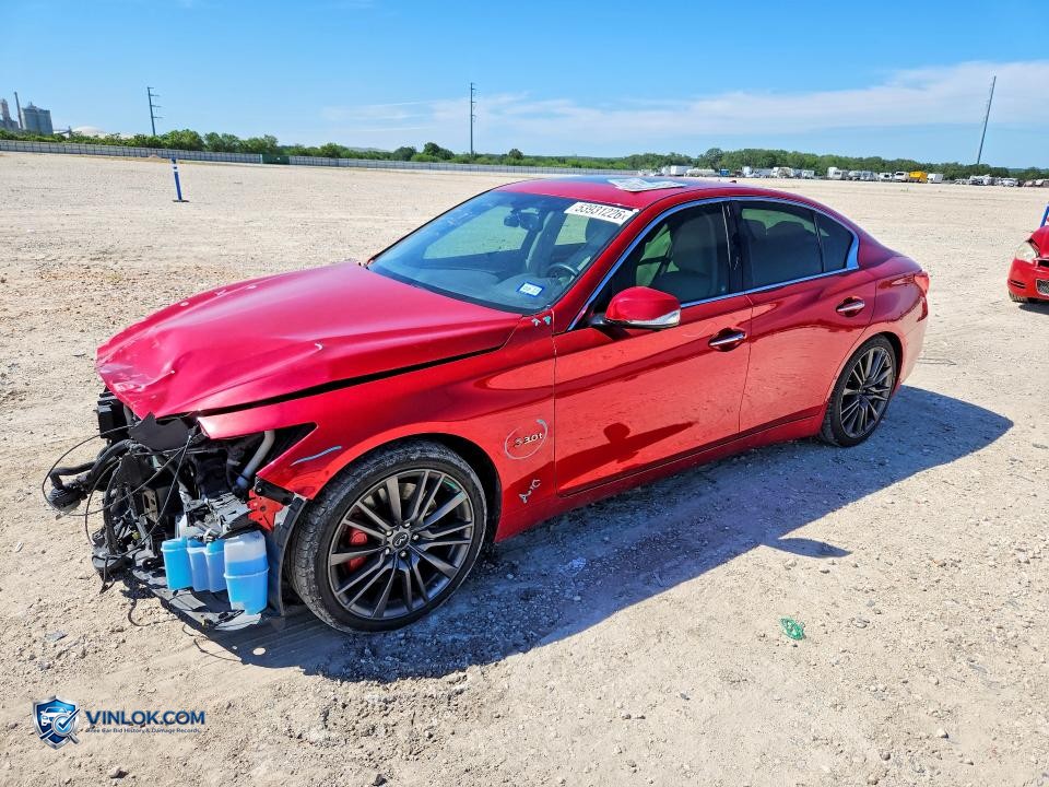 2017 INFINITI Q50 RED SPORT 400 – Lot 53931226 auction photo