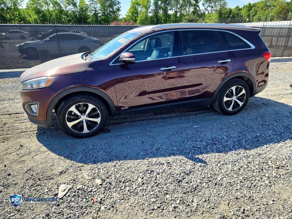 2016 KIA SORENTO EX – Lot 53932656 auction photo