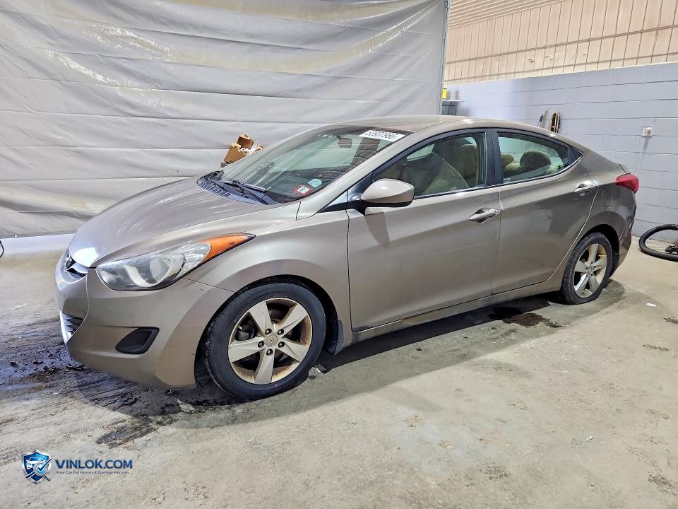 2013 HYUNDAI ELANTRA GLS – Lot 53937986 auction photo