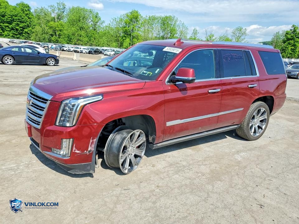 2018 CADILLAC ESCALADE PLATINUM – Lot 53939016 auction photo