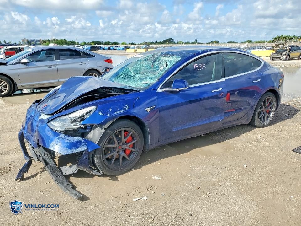 2020 TESLA MODEL 3 – Lot 53944036 auction photo