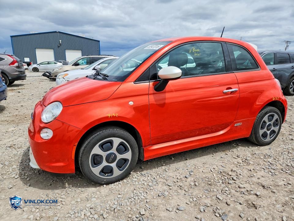 2015 FIAT 500 ELECTRIC – Lot 53947016 auction photo