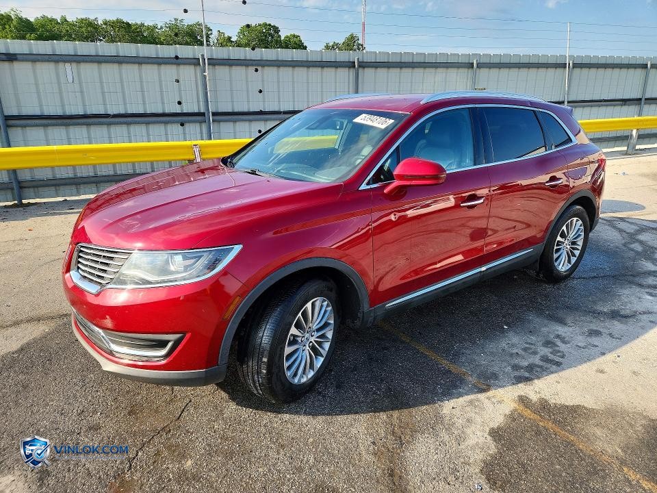 2016 LINCOLN MKX SELECT – Lot 53948106 auction photo