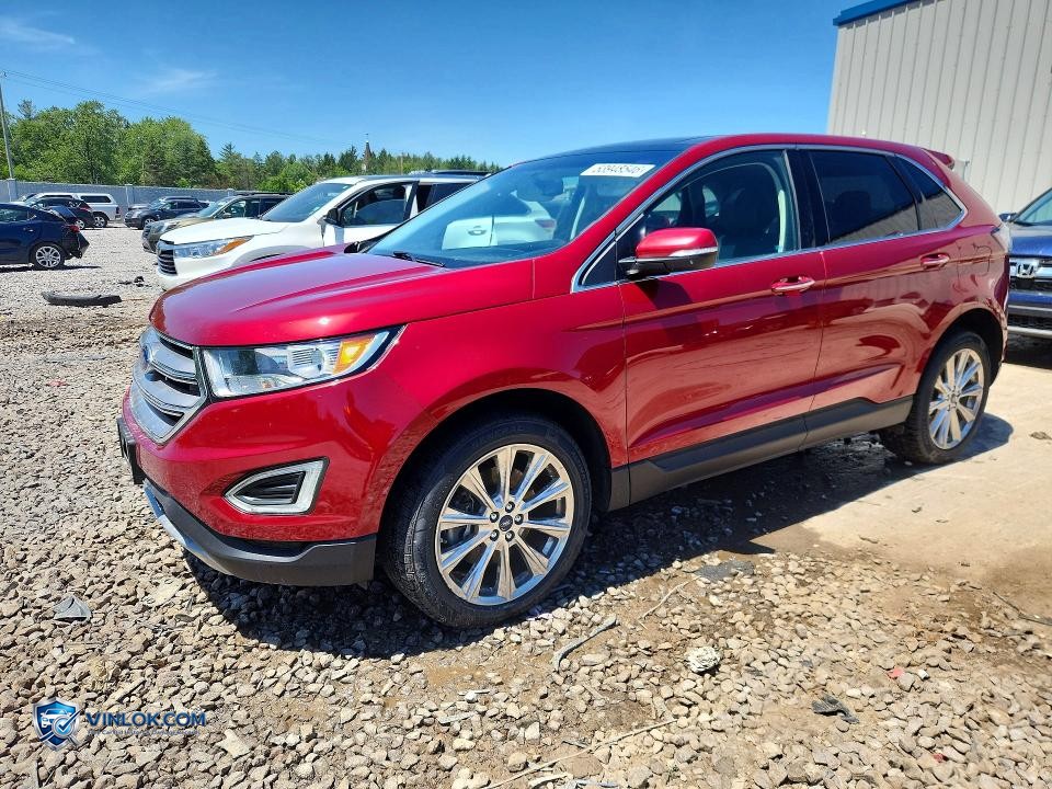2017 FORD EDGE TITANIUM – Lot 53948546 auction photo