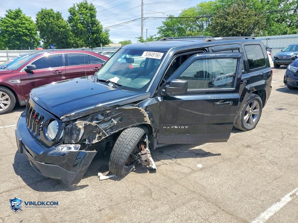2015 JEEP PATRIOT LATITUDE – Lot 53949196 auction photo