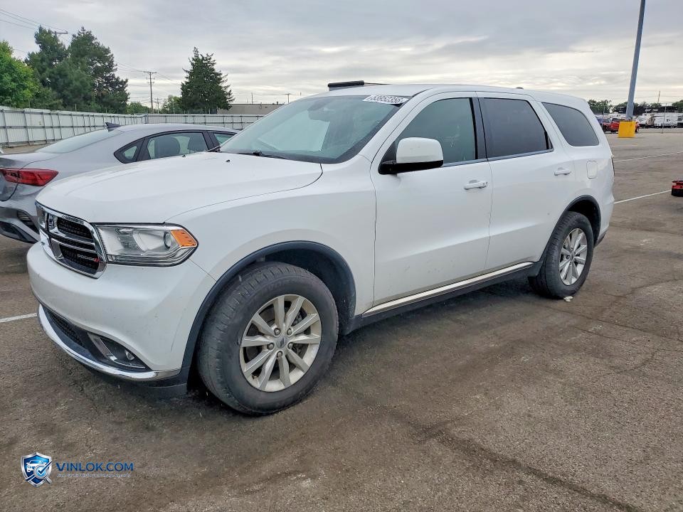2019 DODGE DURANGO SXT – Lot 53952356 auction photo